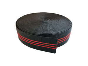 FITA ELÁSTICA PARA MÓVEL, VERMELHO E PRETO, 7 CM ROLO 30 M