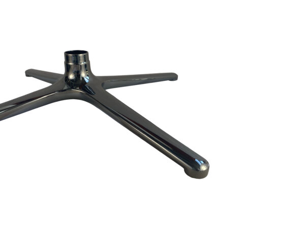 BASE ESTRELA DE CADEIRA EM LIGA DE ALUMÍNIO, ILUMINAÇÃO + VERNIZ DE VEDAÇÃO, L- 75CM - Imagem 3