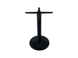 BASE METÁLICA PARA MESA, FERRO, PRETO, DIÂMETRO BASE  430MM, ALTURA 720MM