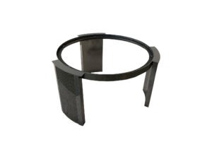 ESTRUTURA PARA MESA DE CENTRO, AÇO INOXIDÁVEL, GUN BLACK, SELADA EM ÓLEO, 800*460