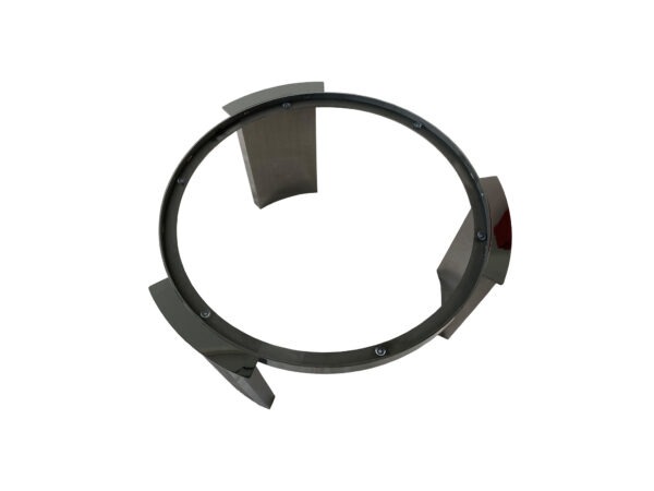 ESTRUTURA PARA MESA DE CENTRO, AÇO INOXIDÁVEL, GUN BLACK, SELADA EM ÓLEO, 800*460 - Imagen 2