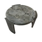 MESA CENTRAL, AÇO INOXIDÁVEL, GUN BLACK, SELADA EM ÓLEO, 800*460MM - Image 2