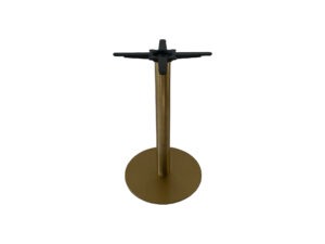 BASE METÁLICA PARA MESA, FERRO, DOURADA