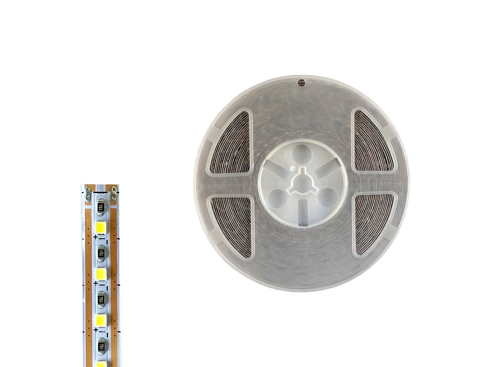 ROLO DE 12M FITA LED WELF-FREE 12V, 6.8MM, LUZ BRANCA