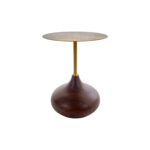 MESA DE SALA, TAMPO EM DOURADO
