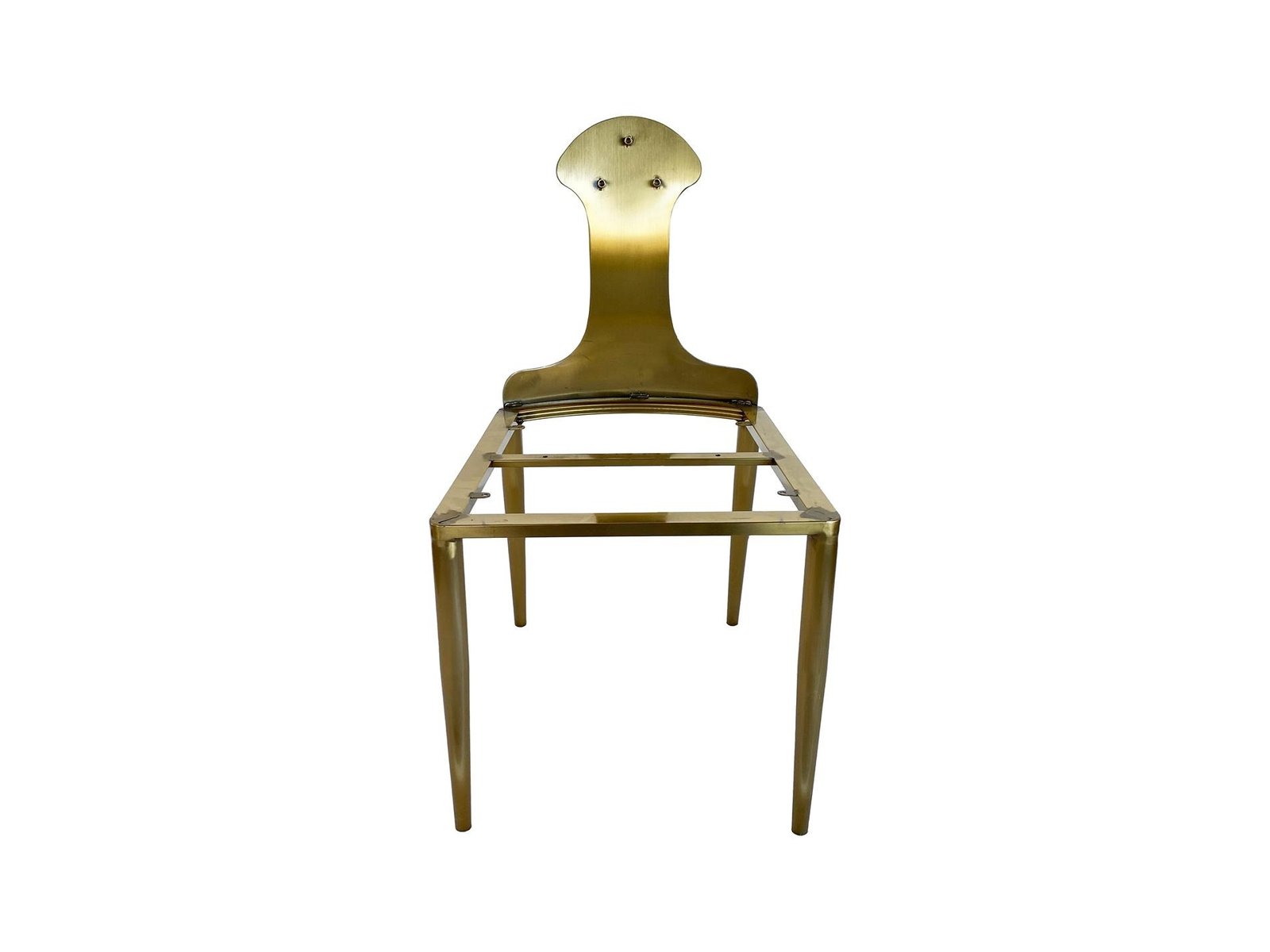 BASE DE CADEIRA EM FERRO,  DOURADO,  C 42, L43, HA40 – HE 76