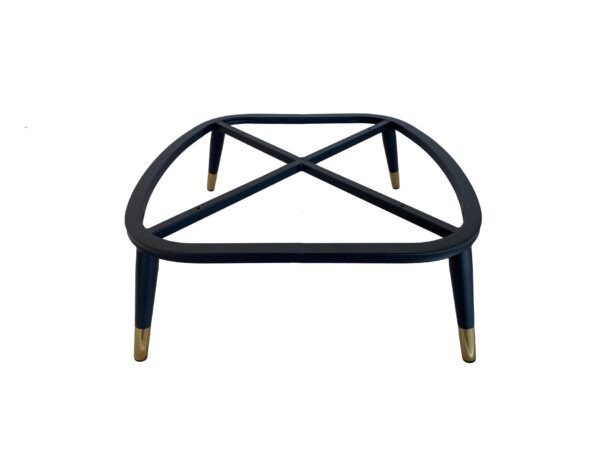 BASE DE CADEIRA, FERRO, PRETO, CF 55- CE 60, L 65, H 25 CM