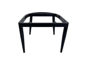 BASE METÁLICA DE CADEIRA EM FERRO, PRETO, H- 39CM, LARGURA FRENTE 49.5CM