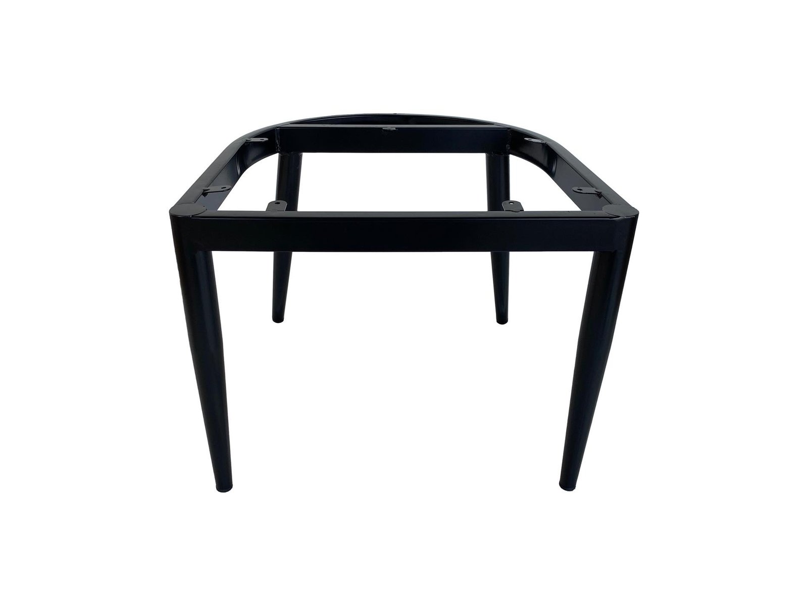 BASE METÁLICA DE CADEIRA EM FERRO, PRETO, H- 39CM, LARGURA FRENTE 49.5CM