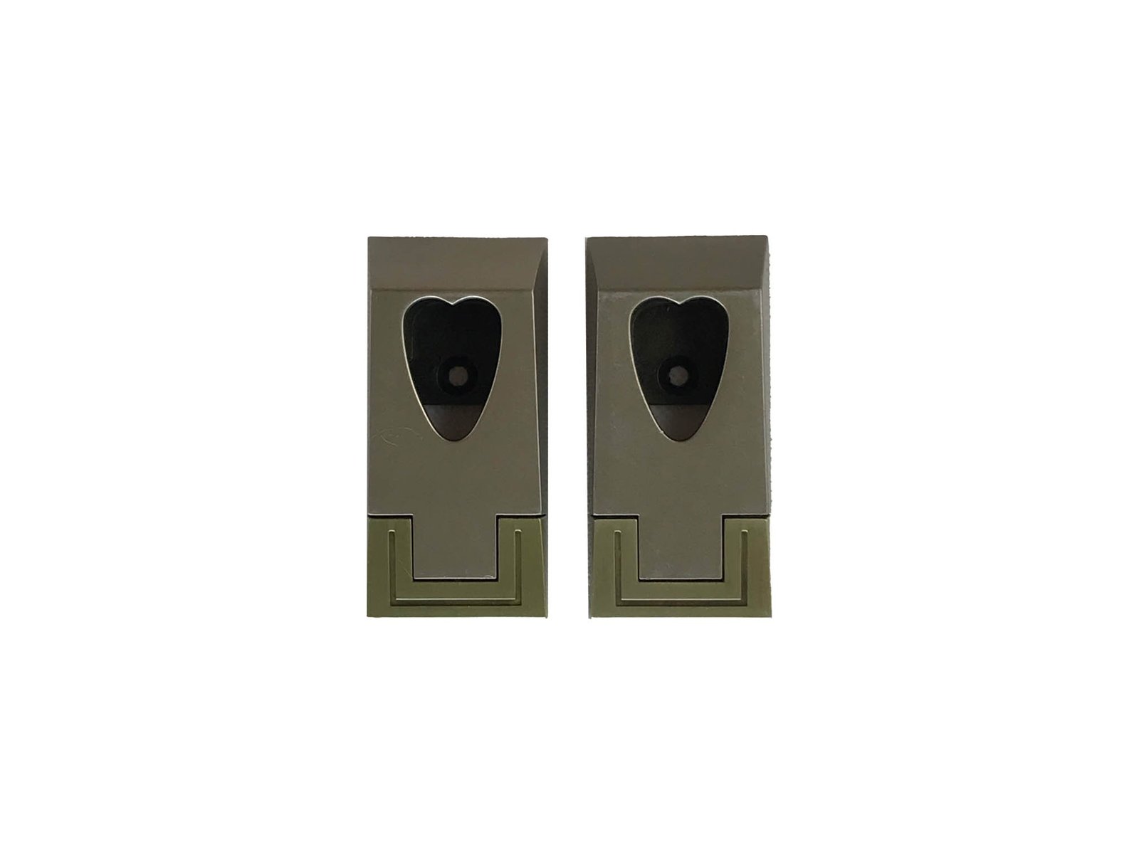 SUPORTE PARA VARÃO DE ROUPEIRO BRONZE