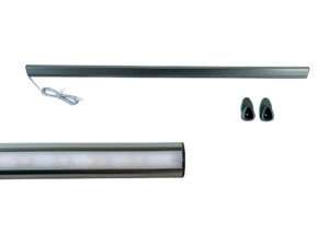 KIT LED VARÃO COM SUPORTE CINZA