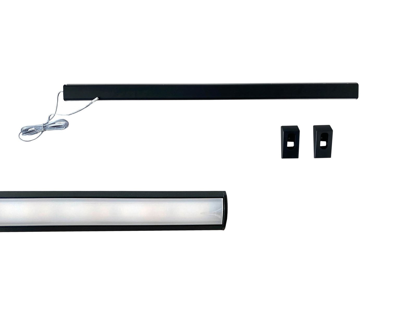 KIT LED VARÃO COM SUPORTE PRETO