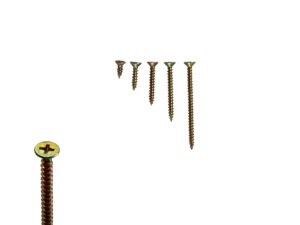 PARAFUSO AUTOROSCANTE, DOURADO, 5
