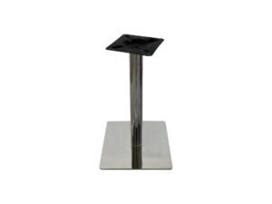 PATA DE MESA COM BASE 450*45 MM, BANDEJA 240 MM,  FERRO E AÇO INOXIDÁVEL  PÉ, 76*690 MM
