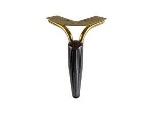 PÉ, DOURADO – PRETO, H-20 CM