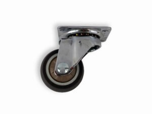RODA GIRATÓRIA, COM BASE,  TPR, 5 CM