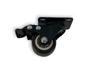 RODA GIRATÓRIA, COM BASE, COM TRAVÃO, 5 CM