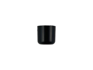 PÉ, SOFÁ, PLÁSTICO, PRETO D- 5 H-5 CM
