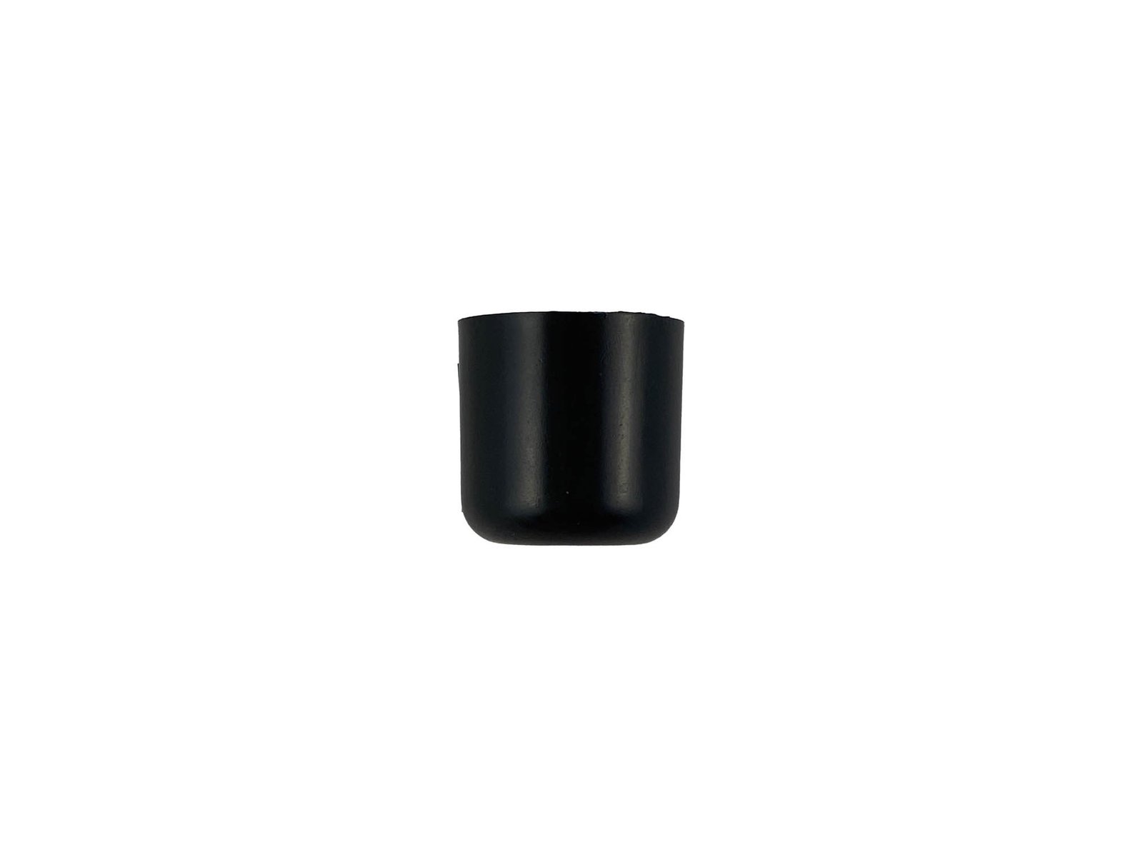 PÉ, SOFÁ, PLÁSTICO, PRETO D- 5 H-5 CM