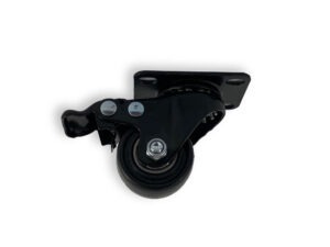 RODA GIRATÓRIA, COM BASE, COM TRAVÃO, 5 CM