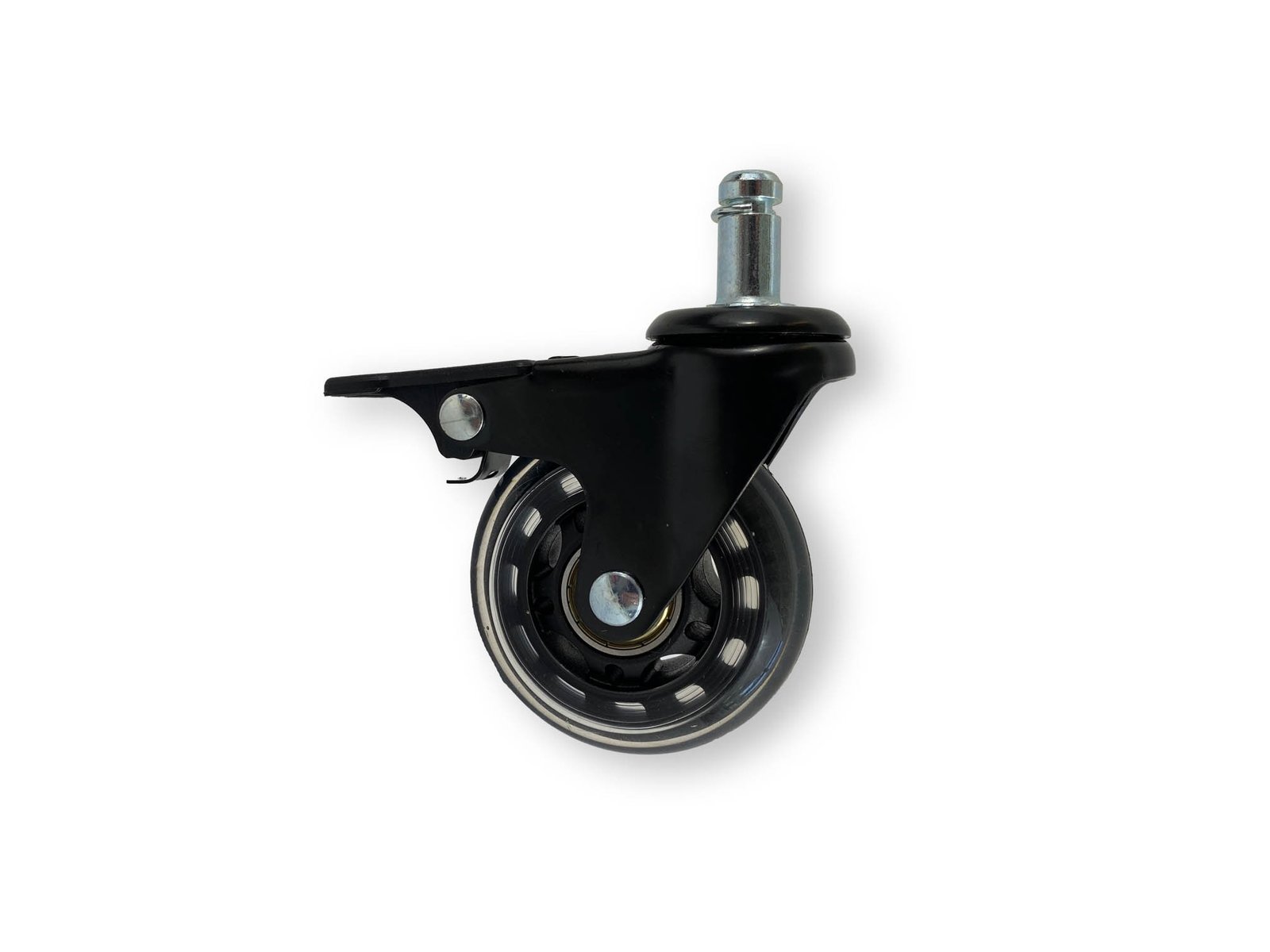 RODA TRANSPARENTE,  COM TRAVÃO