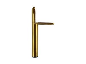 PÉ PARA MÓVEL, 13CM, DOURADO