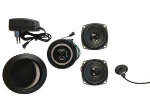 CONJUNTO COLUNA BLUETOOTH COM CARREGADOR WIRELESS.