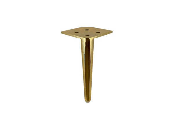 PÉ, SOFÁ, FERRO, DOURADO, H-20,5 CM